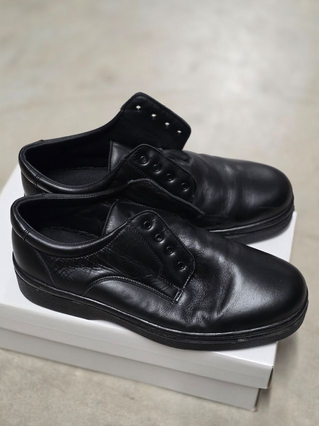 Zapatos Piel Napa Negro - Talla 42
