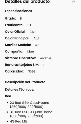 LG Q7 Blu - Smartphone