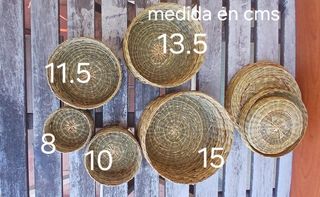 Cestitas mimbre - 5 unidades