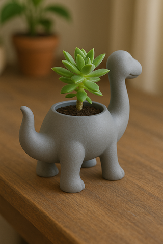 Portavaso Dinosauro 3D – Decorazione Originale Cas