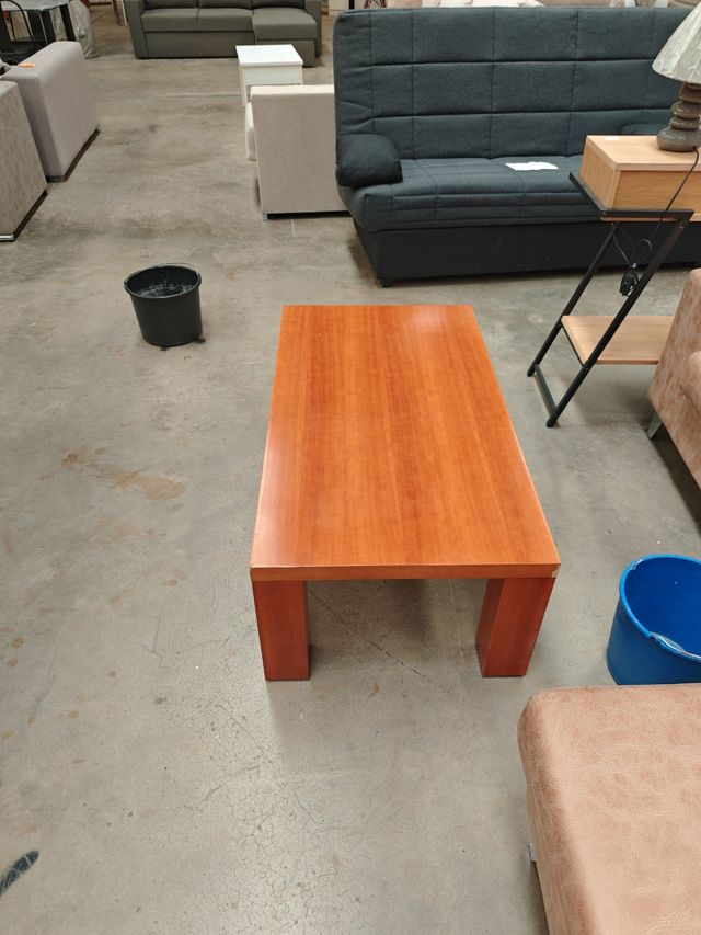 Mesa centro y mueble TV madera