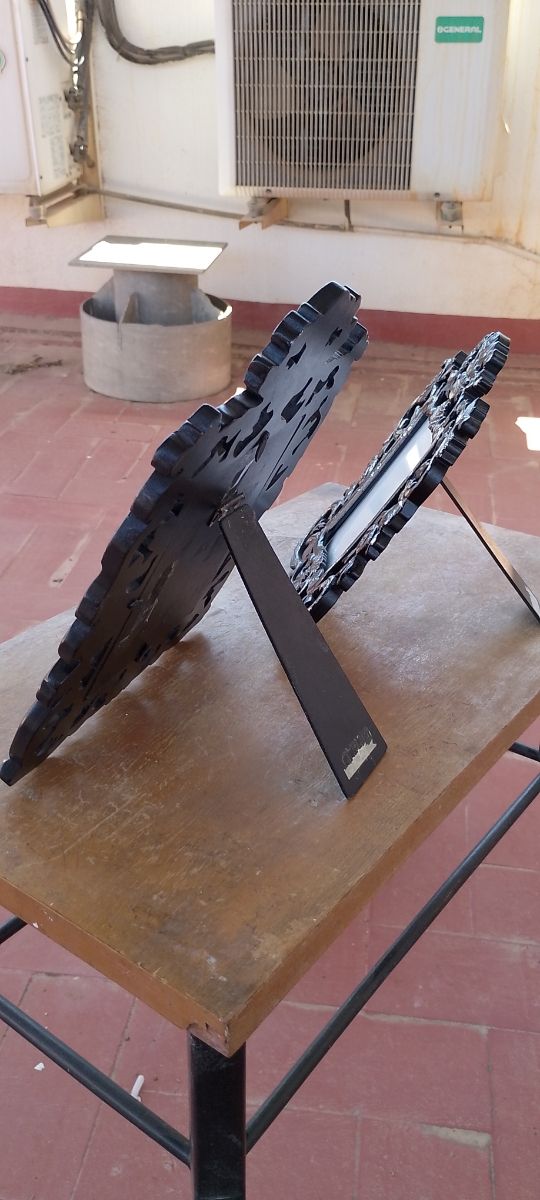 Molduras Vintage l preto prata