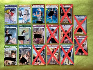 9 CÓMICS COLECCIÓN MILO MANARA