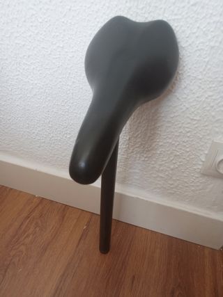 Sillín bicicleta - Negro