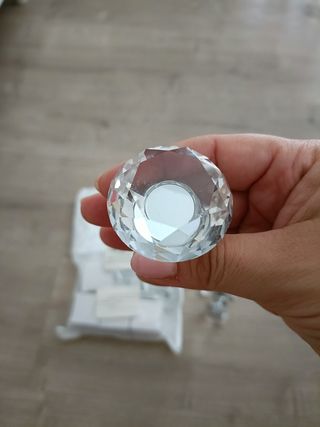  10 Pomos cristal brillante