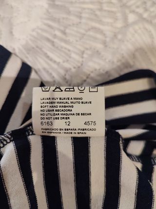 Blusa rayas marino-blanca T-52
