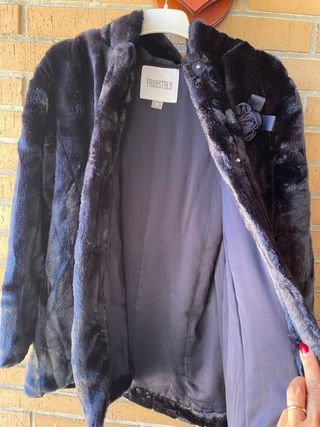 Abrigo niña azul, de vestir - Talla 9/10 