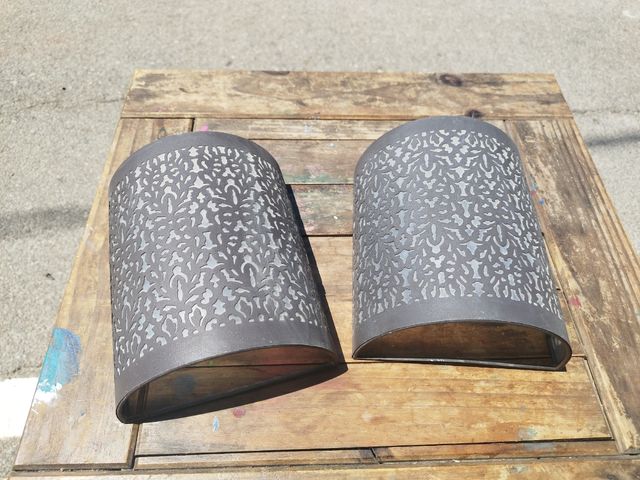 Apliques pared metal tipo oriental