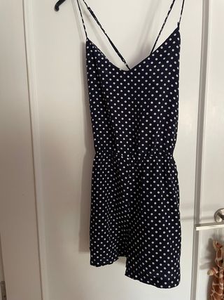 Mono lunares - azul y blanco