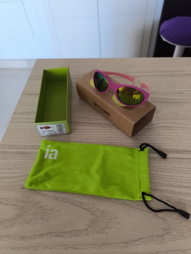 Gafas sol niña - Rosa y Verde
Marca Iaviewkids