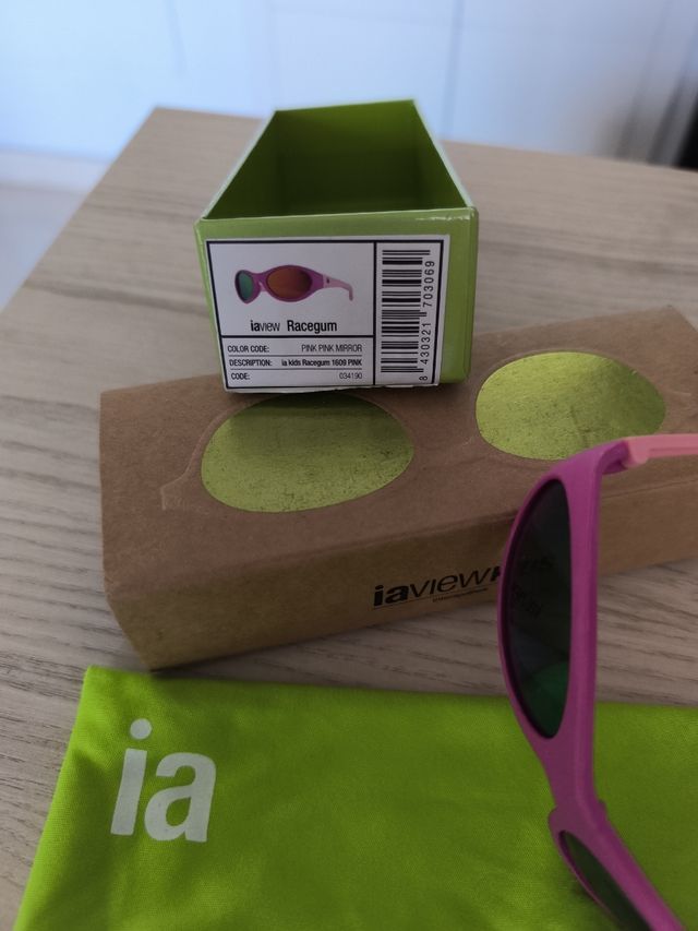 Gafas sol niña - Rosa y Verde
Marca Iaviewkids