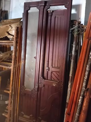 Puerta madera maciza 