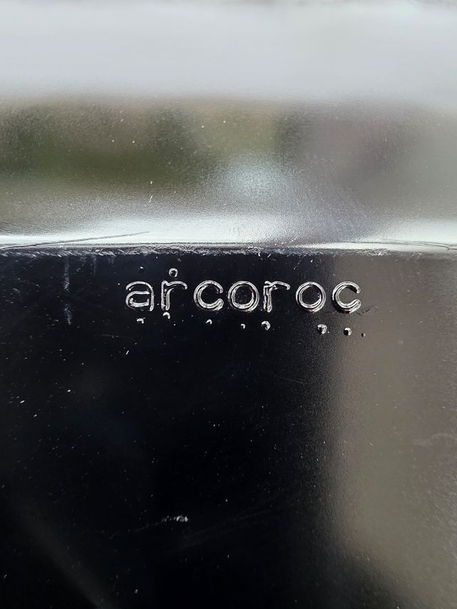 Set Arcoroc: piatti & bicchieri neri