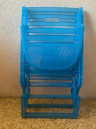 2 Sillas Plegables Playa - Azul