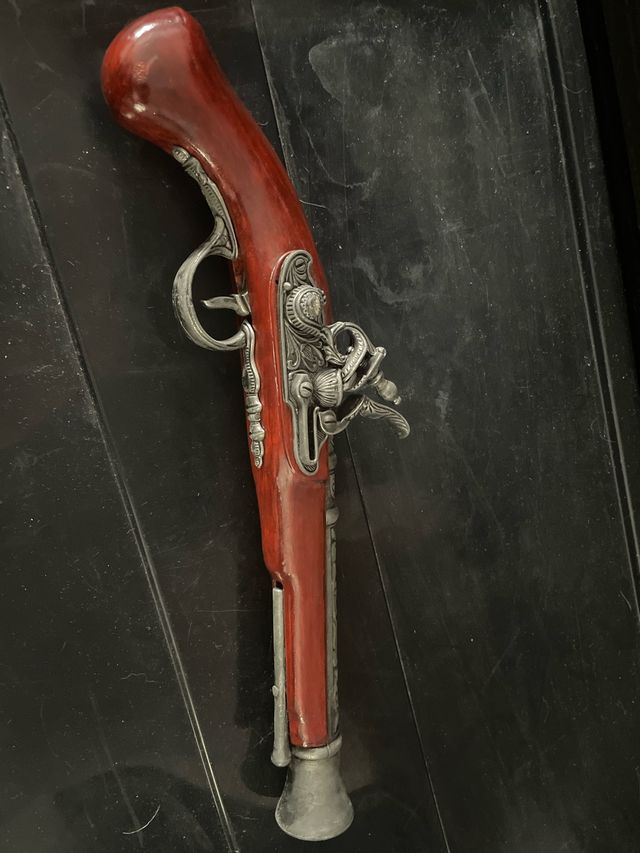 Réplica pistola antigua decoración