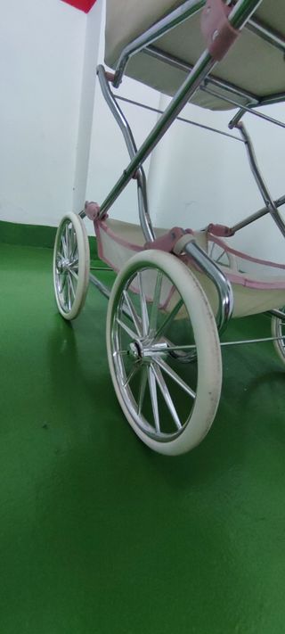 Carrito de bebé de juguete rosa - De Cuevas Reborn