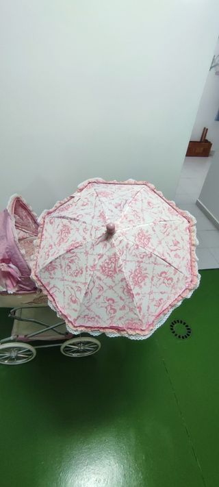Carrito de bebé de juguete rosa - De Cuevas Reborn
