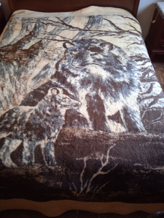 Manta polar para cama de 120/135cm Perfecto estado