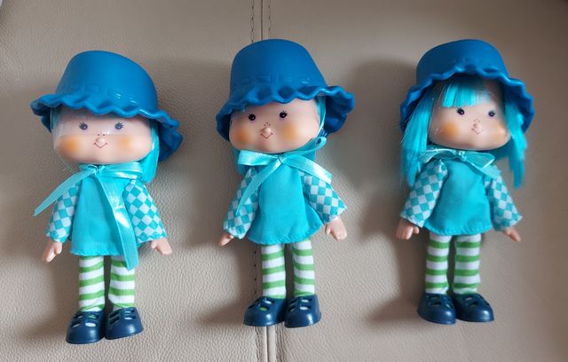 LOTE DE 3 MUÑECAS TARTA DE ARANDANOS FRESA