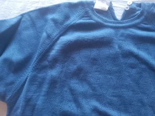 Maglioncino S.I.A.M. vintage blu in pura lana, M