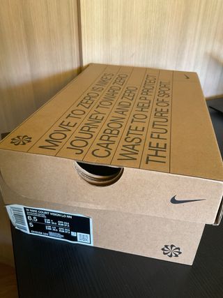 Zapatillas Nike Court blancas y rosas - 37,5
