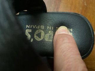 Sandalias Hypo’s, piel negras T.41