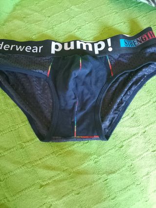 Calzoncillos talla S - Gris y Blanco
