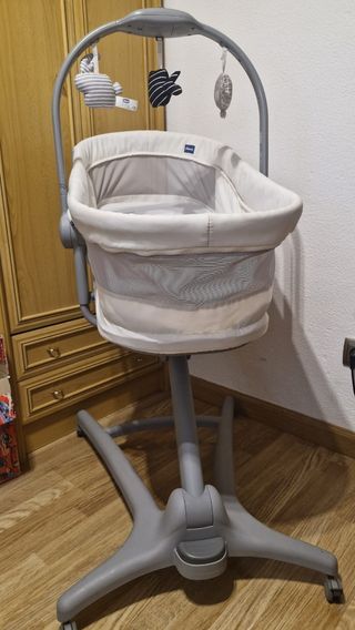 Minicuna Colecho Bebé, con colchón y funda bajera.