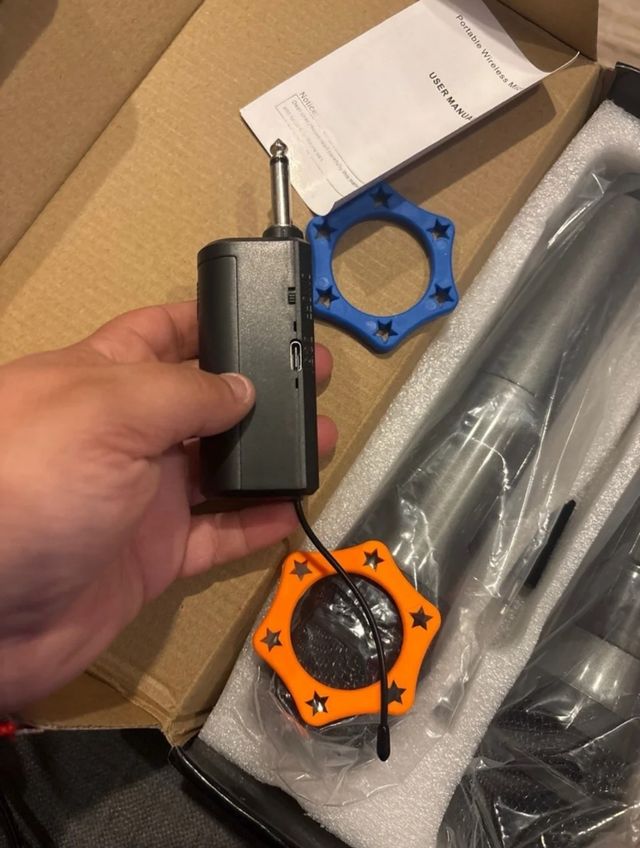 Micrófonos inalámbricos 2 unid.