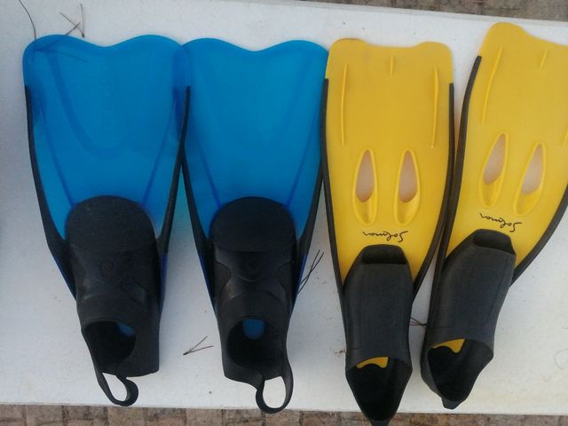 Pinne da sub. Due paia.