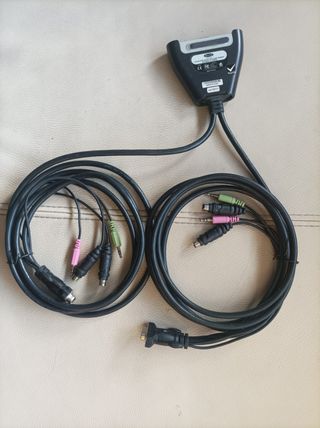 Switch KVM Belkin 2 puertos con audio