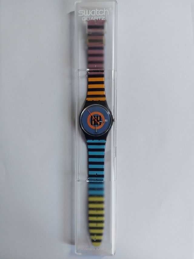 Swatch GB407 Coral Gables • Vintage 1988 • NOS