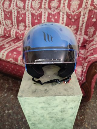 Casco moto VIALE SV azul talla M