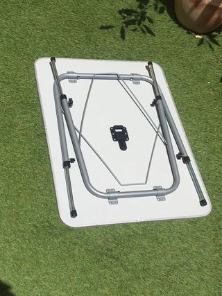 Mesa plegable blanca - Ajustable