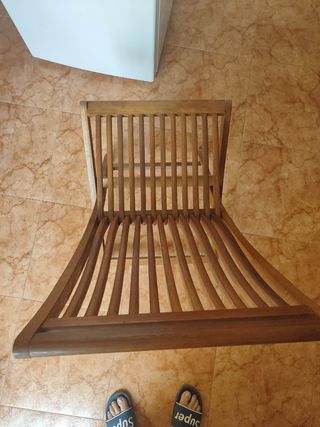 Silla Plegable de Madera de TeKa.