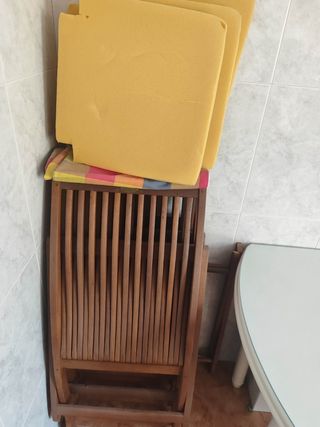 Silla Plegable de Madera de TeKa.