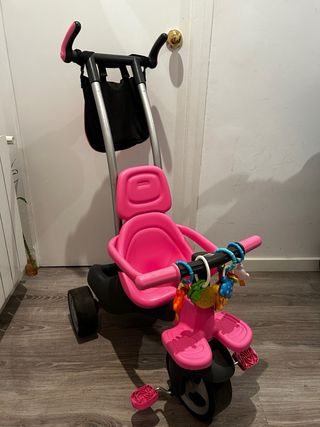 Triciclo infantil rosa