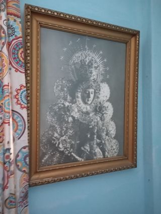 Cuadro Virgen del Rocío - Óleo antiguo
