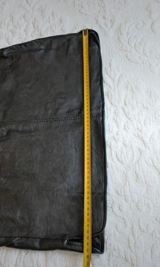 Falda negra polipiel M