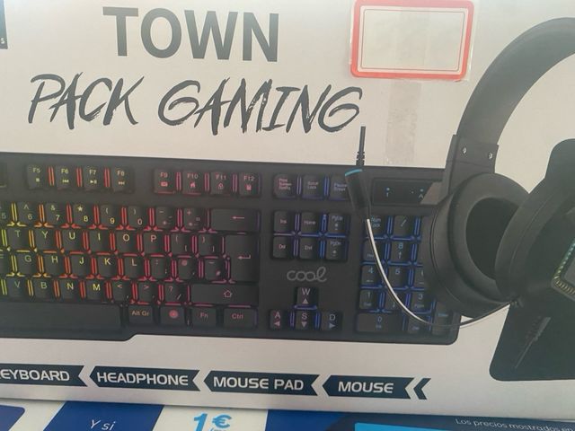 Pack Gaming Cool: Teclado, ratón y auriculares