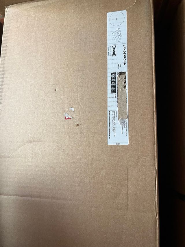 Reposapiés IKEA LANDSKRONA marrón nueva enbalaje 