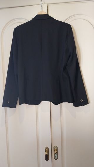 Blazer Americana negra Zara Basics Talla L