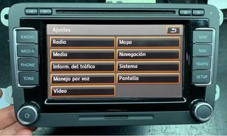 Radio navegador GPS VW RNS 510 original, reparado.