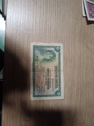 Billetes antiguos España
