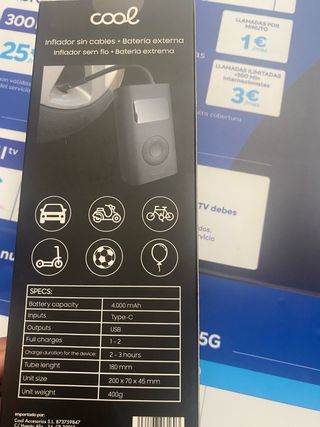 Cargador portátil Cool 4000mAh