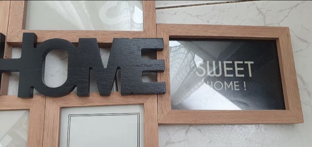 Portafoto multi-foto HOME in legno