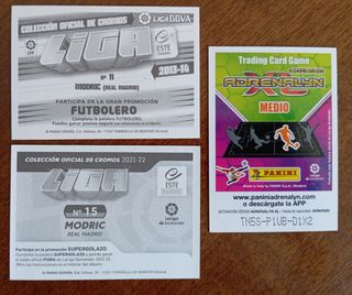 LUKA MODRIC CROMOS REAL MADRID ADRENALYN ESTE 