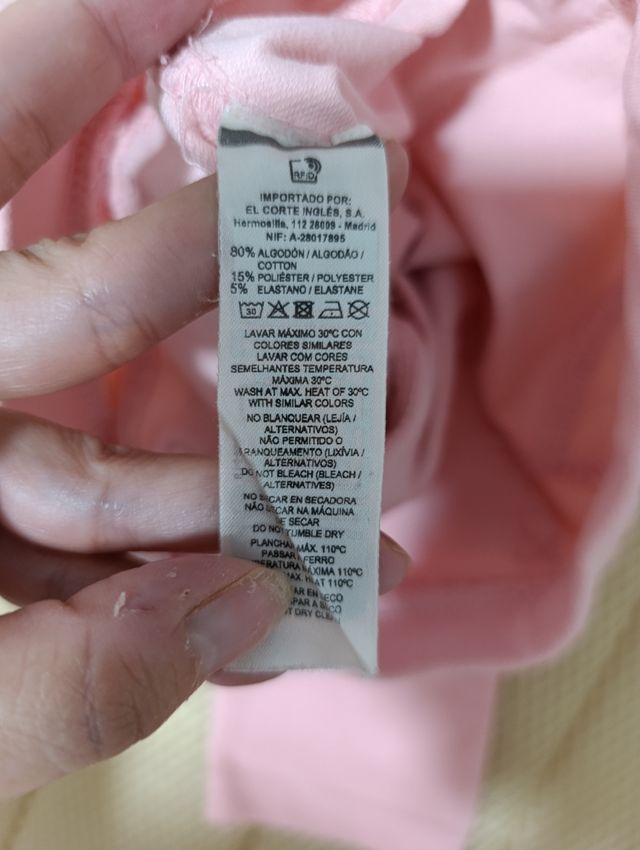 Pantalones niña UNIT KIDS rosa 2-3 años