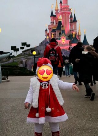 Vestito Minnie Natale Disneyland paris