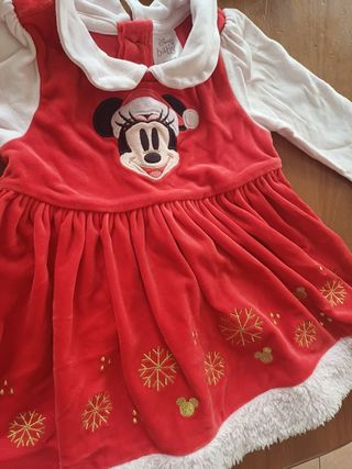 Vestito Minnie Natale Disneyland paris